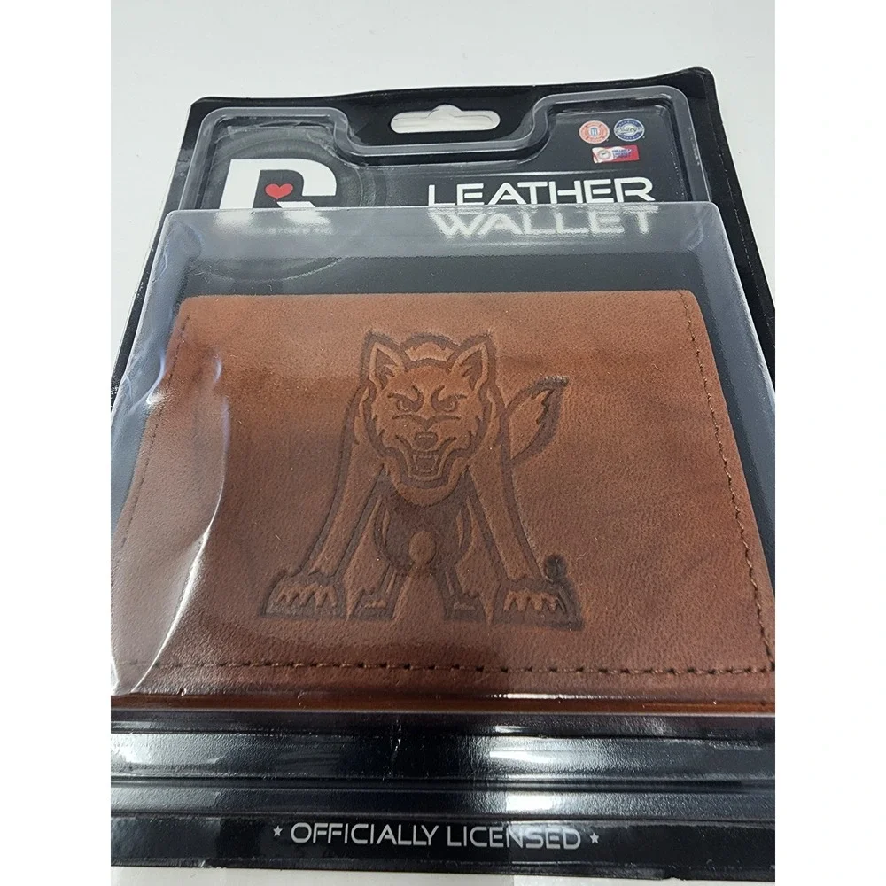 Rico Industries Mens South Dakota Bifold Wallet Brown Leather Casual Size OS